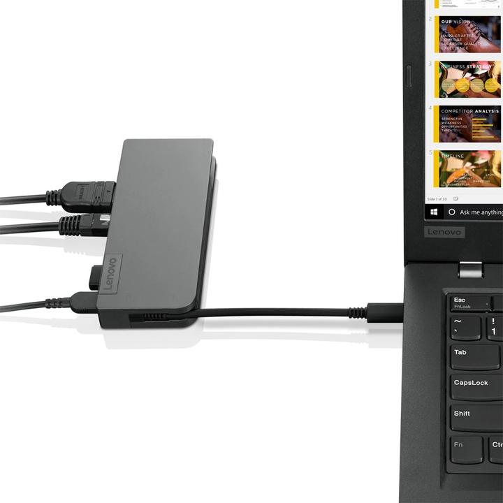 Actual product image Lenovo Travel Hub (USB-C, 8 Ports)