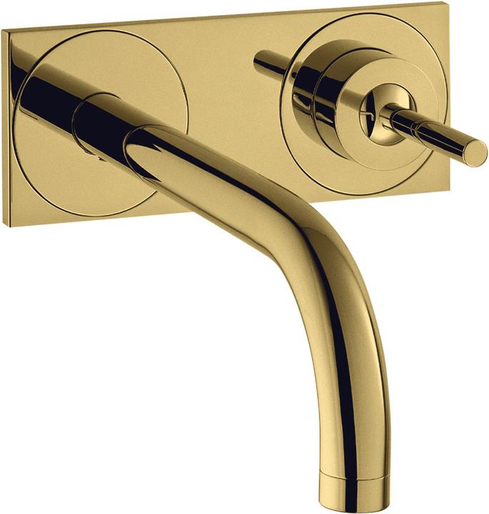Actual product image Axor Uno single-lever washbasin mixer flush-mounted, plate for wall mounting, projection 1