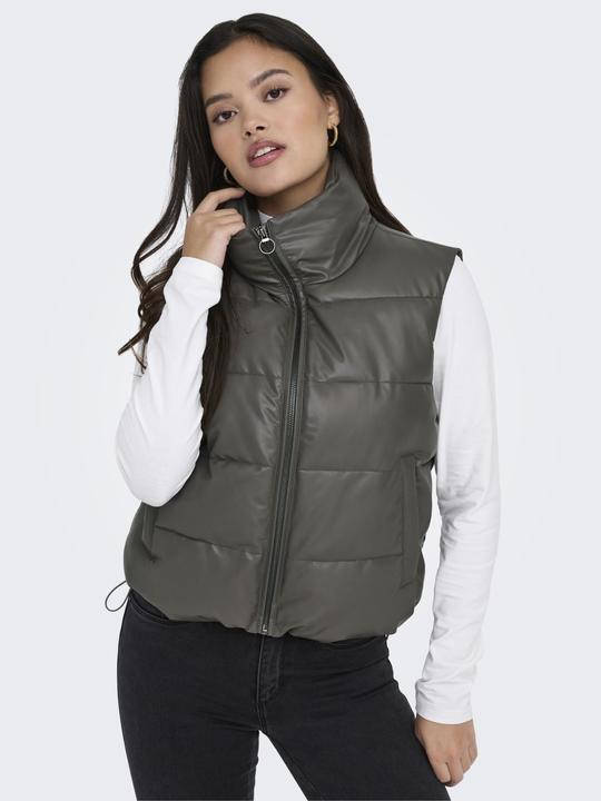 Produktbild Only Hoch geschlossen Weste Trenchcoat-Weste (XL)