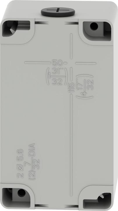 Produktbild Schneider Electric XAPD2502 Leergehäuse XAP Metall grau für 2x22mm - CSA (Gehäuse)