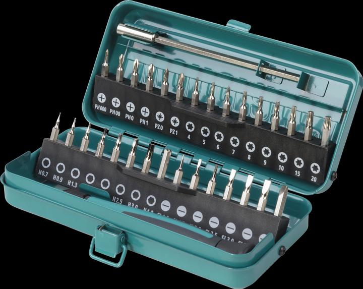 Produktbild wolfcraft wolfcraft 1 Micro Bit-Box Solid 32-tlg. (Kreuz Phillips PH M1, Innensechsrund TX M5, Kreuz Phillips PH M0, Kreuz Pozidriv PZ M1, Innensechsrund TX M10, Innensechsrund TX M15, Innensechsrund TX M20, Kreuz Phillips PH M000, Kreuz Phillips PH M00, Kreuz Pozidriv PZ M0, Innensechsrund TX M4, Innensechsrund TX M6, Innensechsrund TX M7)