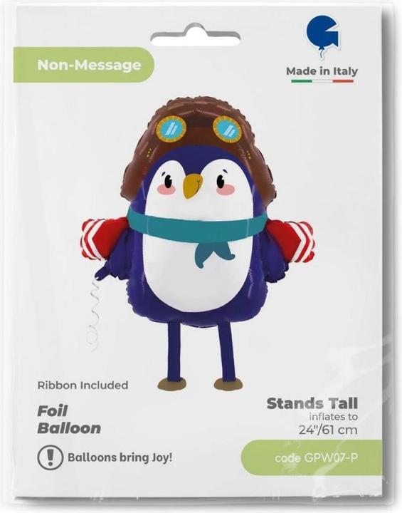 Produktbild Grabo Balloons XL Pilot Pinguin Air Walker Ballon ( mit Helium gefüllt) (Kopie) (1 x)