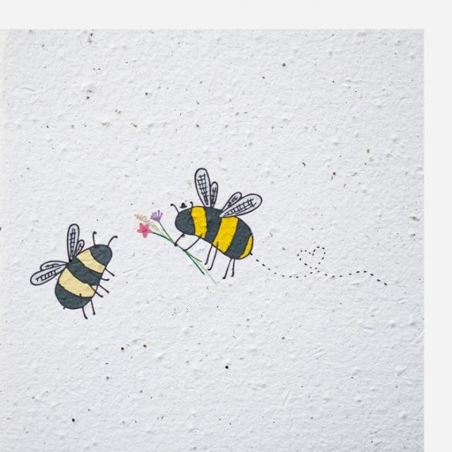 Hervorragend Growing Paper Karte Bienenliebe (1 pcs)