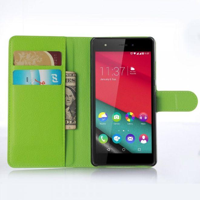 Immagine prodotto Rivestimento in pelle con texture litchi (Wiko Pulp 4G)