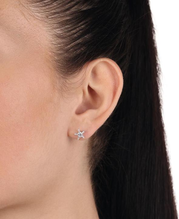 Immagine prodotto Amor Gioielli per orecchie da donna, argento 925, zirconi sintetici. | Stella (Argento 925)