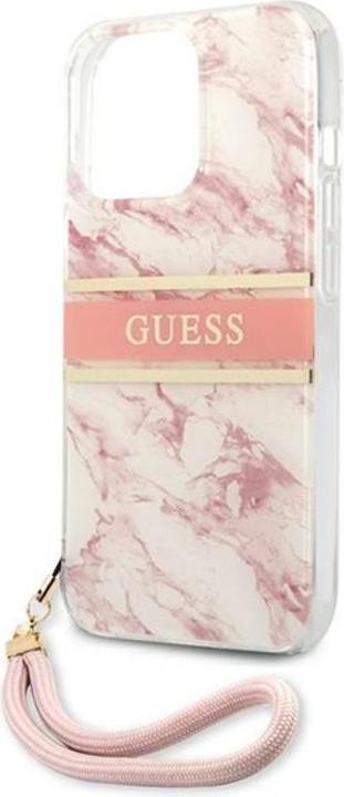 Produktbild Guess Hard Cover Marble Stripe with Strap (Apple iPhone 13 Pro Max)