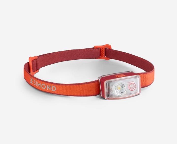 Forclaz Stirnlampe wiederaufladbar USB-C - UL500 150 Lumen orange (150 lm)