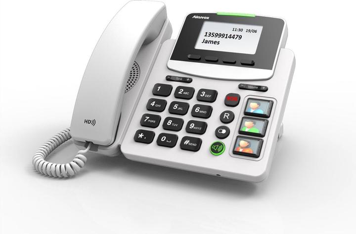 Actual product image Akuvox R15P Large-button SIP phone without SOS transmitter