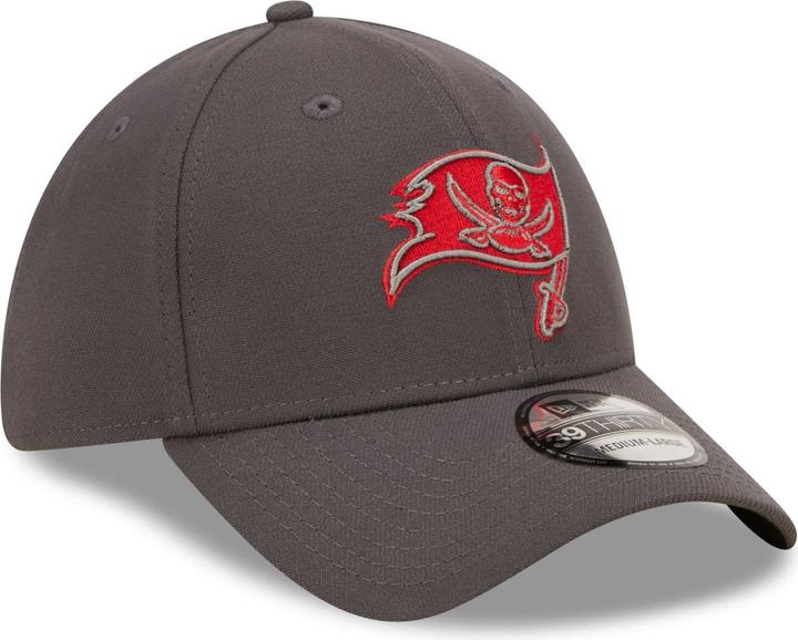 Actual product image New Era 39Thirty Cap - Tampa Bay Buccaneers charcoal - S/M (S, M)