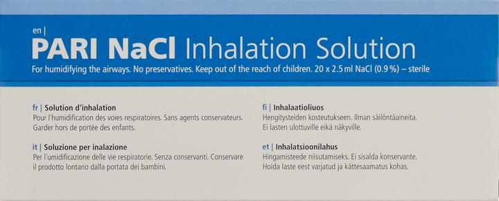 Actual product image PARI NaCl 0.9 % Inhalationslösung