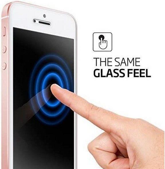 Actual product image Spigen Glass.tR Slim HD (1 Piece, Apple iPhone SE (2nd Gen))