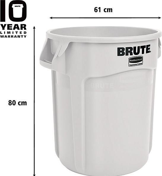 Image du produit Rubbermaid Conteneur universel, rond (166 l)