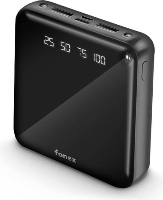 Produktbild Fongex Powerbank PB10 Compact 10.000 mAh mit Display schwarz