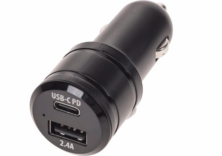 Alpha Elettronica Caricabatterie da auto KR130 30 W USB A + USB C PD