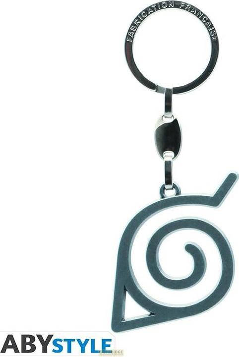 Actual product image ABYstyle NARUTO SHIPPUDEN - Keychain 3D Konoha MADE IN FRANCE X2