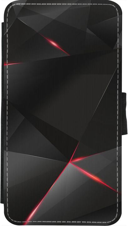 Image du produit PhoneLook Coque Wallet noir Black Red Lines (Apple iPhone X, Apple iPhone XS)