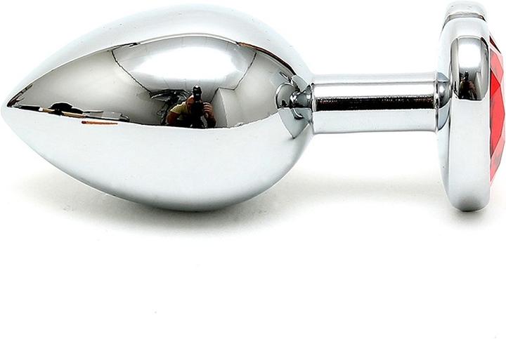 Produktbild Rimba Buttplug Edelstahl klein Herz Rot