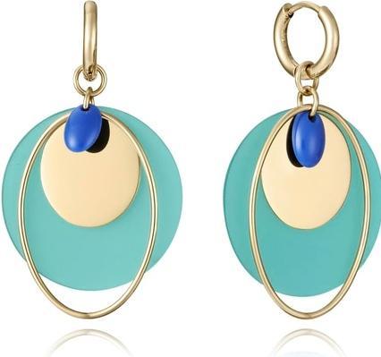 Viceroy Gold-plated hoop earrings 2 in 1 Chic 14150E01016
