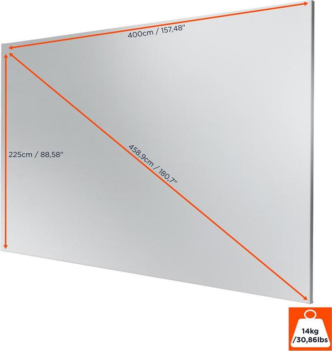 Productafbeelding Celexon Expert PureWhite - scherm - geschikt voor wandmontage - 459 cm (181") (180.67", 16:9)