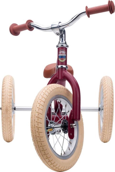 Actual product image Trybike Laufrad 2 in 1 vintage, red matt (12")