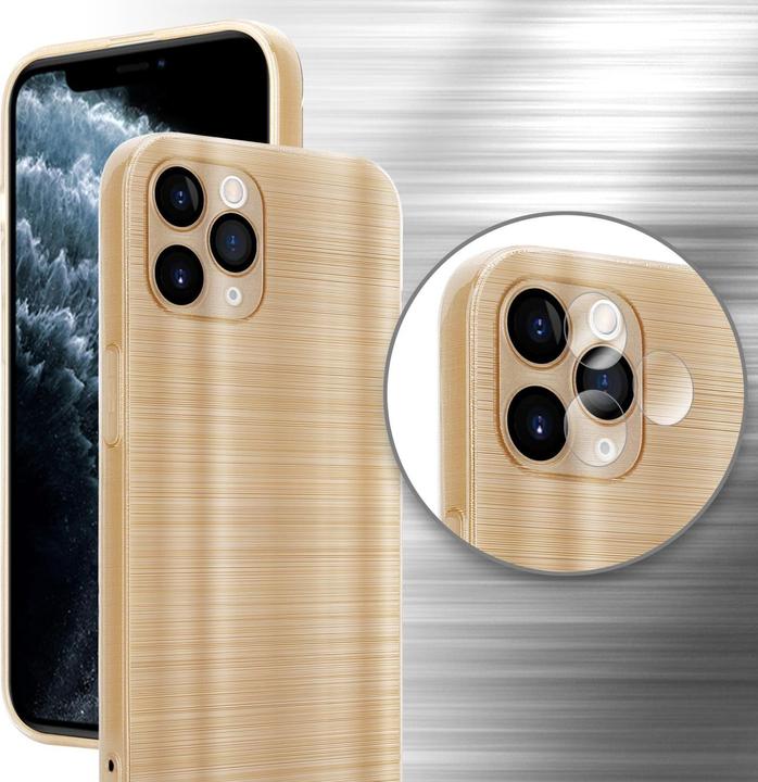 Produktbild Cadorabo Hülle für Apple iPhone 11 PRO im TPU Brushed Kameraschutz LM160 Style (Apple iPhone 11 Pro)