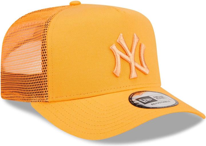 Actual product image New Era A-Frame Trucker Cap - Tonal New York Yankees Papaya (One size)