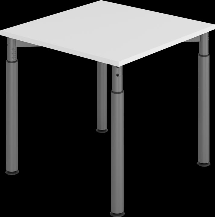 Actual product image MC MyTable Y desk with graphite frame (800 x 800 x 680 mm)