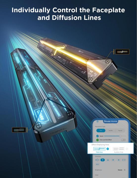 Actual product image Govee Gaming wall light (100 lm)