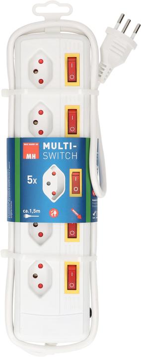 Immagine prodotto Max Hauri Multi-Switch (5 x, Tipo 13, 1.50 m)