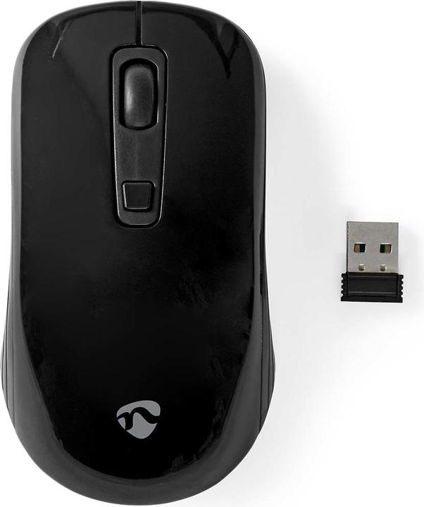 Actual product image Nedis Mouse Wireless 800 / 1200 / 1600 DPI Adjustable DPI Number of buttons: 4 Ambidextrous (Wireless)