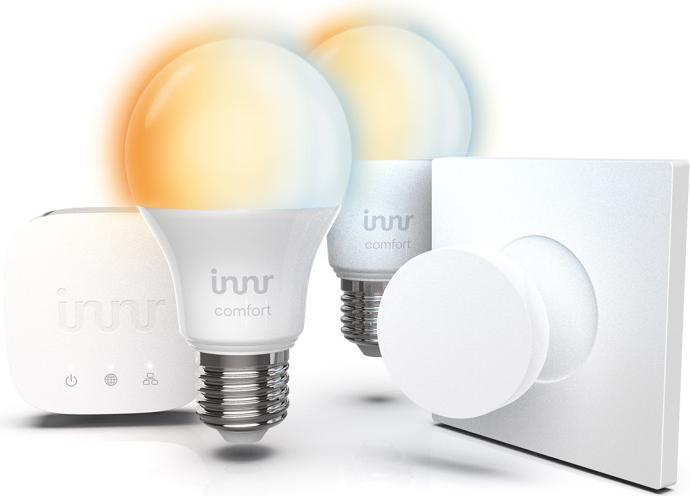 Actual product image Innr Starter Kit SK 279 T-2 comfort - EU version (E27, 9 W, 900 lm, 1 x, F)