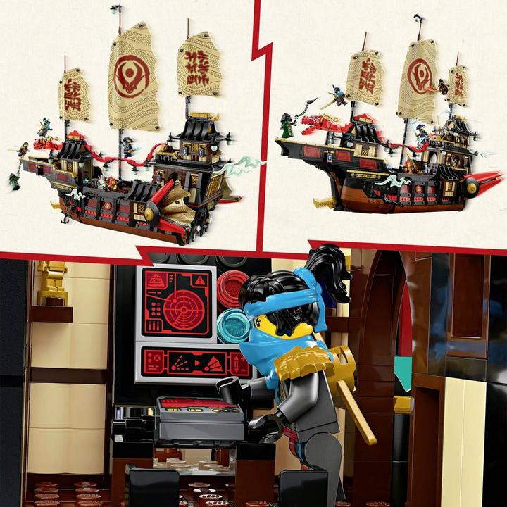 Actual product image LEGO 71848 ® NINJAGO Der Tempel-Flugsegler (71848, LEGO Ninjago)