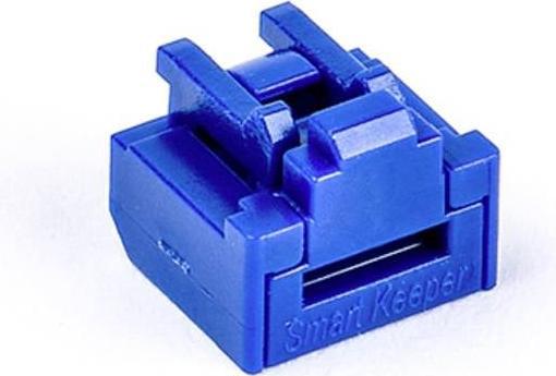 Actual product image Smart Keeper Basic RJ45 Port Blocker dark blue 100 pcs.