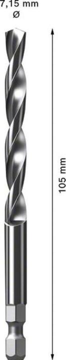 Actual product image Bosch Professional Zubehör Centre drill (7.15 millimetres)