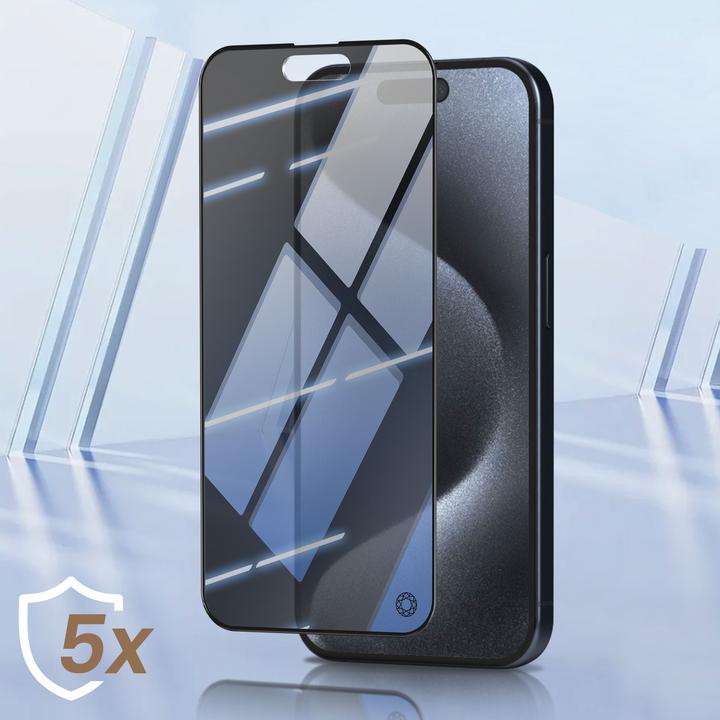 Actual product image Bigben Connected Organic film 2.5D Spy (1 Piece, Apple iPhone 15 Pro)