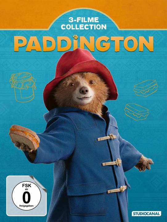 Paddington - 3 Filme Collection (DVD, 2014, Deutsch, Englisch)