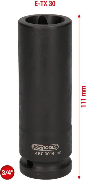 Produktbild KS Tools Spezial-Stecknuss für Mercedes, E30, 111 mm lang