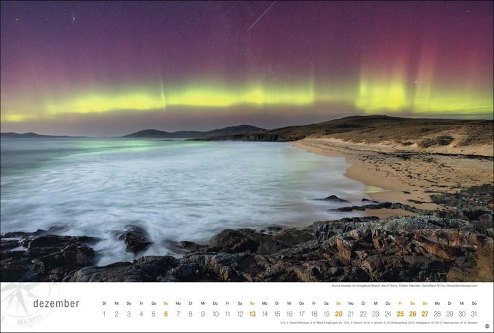 Actual product image Schottland Globetrotter Kalender 2026 - Von wilden Küsten, Seen und Bergen (Hardcover, German)