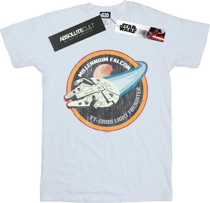 Star Wars Millennium Falcon Badge TShirt (L)