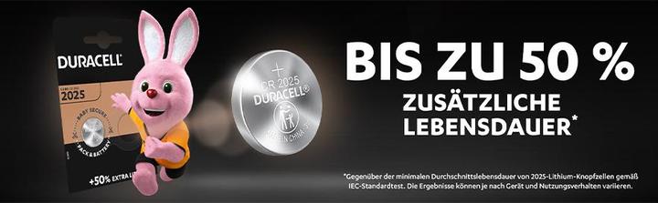 Image du produit Duracell Lithium CR2025 (2 pcs, CR2025, 165 mAh)