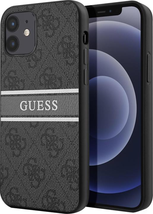 Immagine prodotto Guess Copertina rigida 4G a strisce stampate (Apple iPhone 12 Pro)
