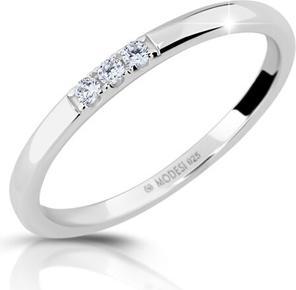 Modesi Delicate silver ring with zircons M01014 - Circuit: 52 mm (52)