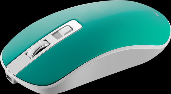 Image du produit Canyon Souris sans fil rechargeable avec boutons silencieux MW-18, aigue-marine (Sans fil)
