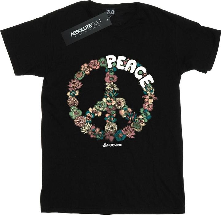 Woodstock Floral Peace TShirt