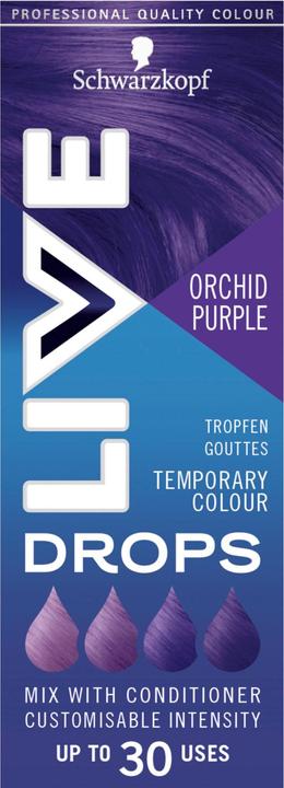 Produktbild Schwarzkopf Live Temporary Colour Drops (Violett)