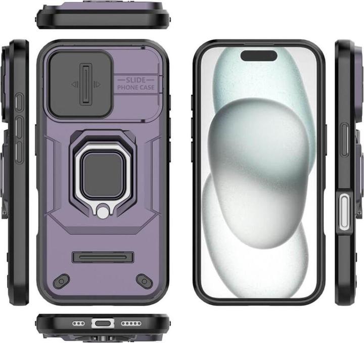 Actual product image Cover-Discount iPhone 16 - Armor Case with kickstand (Apple iPhone 16)