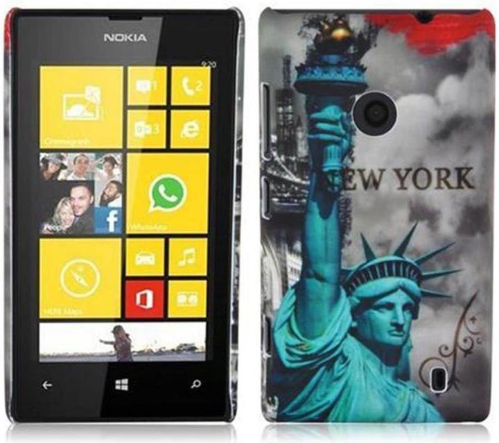 Produktbild Cadorabo Hard Cover mit Aufdruck Cover (Nokia Lumia 521, Nokia Lumia 520)