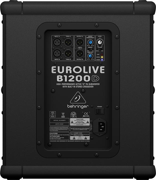 Actual product image Behringer Eurolive B1200D-PRO (Subwoofer active)