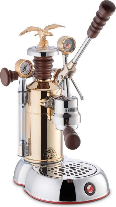 La Pavoni LPLESC01EU, Machine à espresso Esperto Competente, Chrome/or (Prise UE)