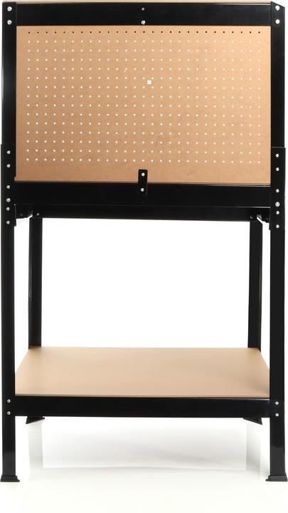 Produktbild Wiltec Werkbank 800x500x1400mm mit Lochwand Werkzeugbank Arbeitstisch Werktisch (140 cm, 50 cm)